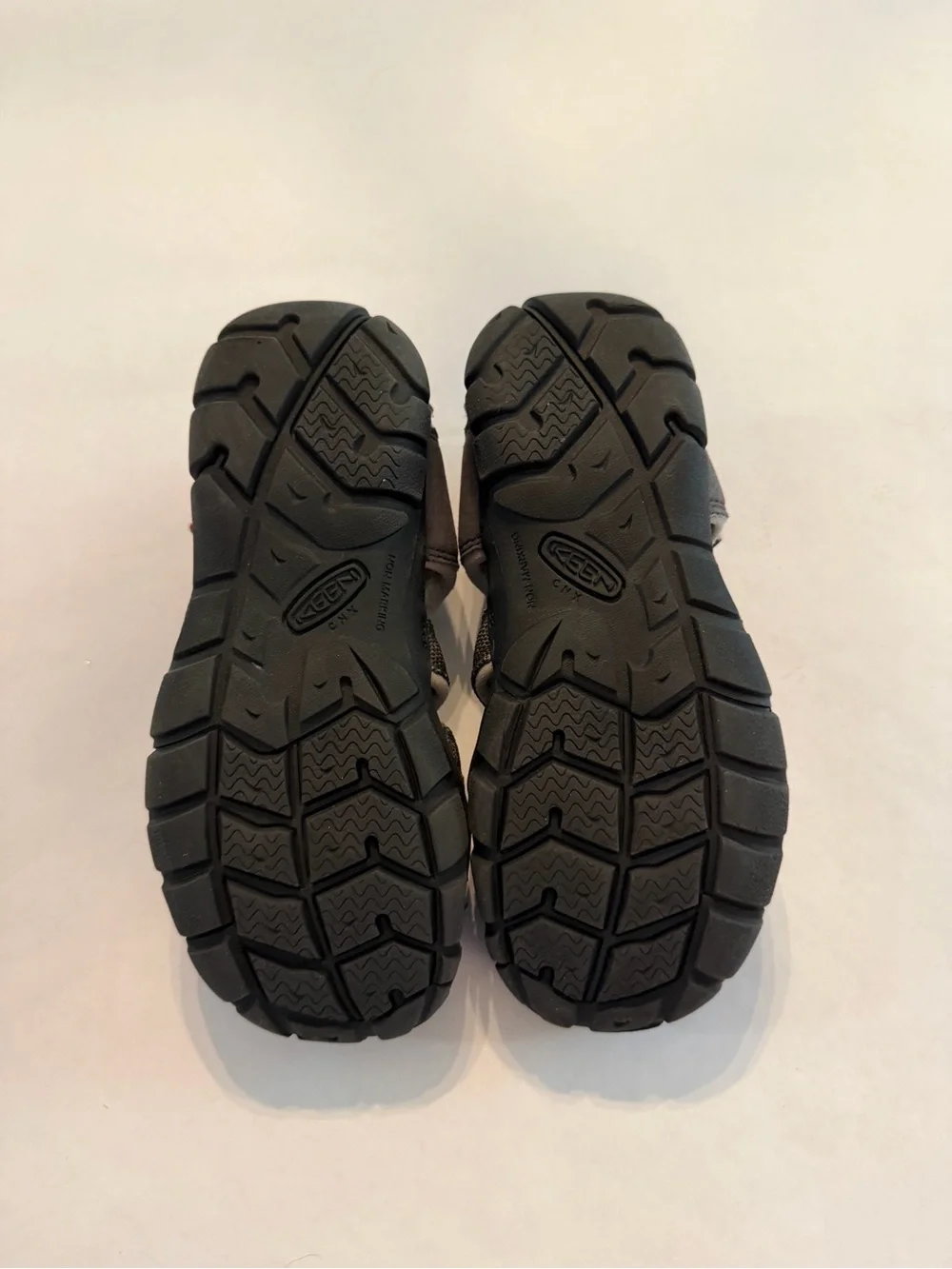 Keen Kids Gray and Red Closed-Toe Sandals